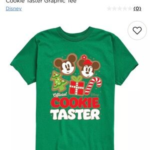 Disney Holiday Graphic Tee in Green